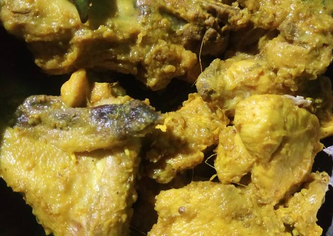 Standar Resep bikin Ayam Goreng Bumbu Ungkep  lezat