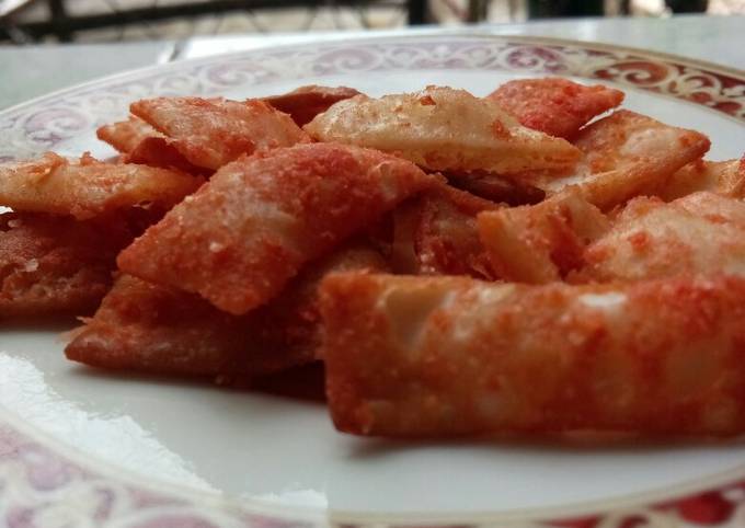 Resep Kripik Pangsit Simple Oleh Yayat Kusnayati Cookpad