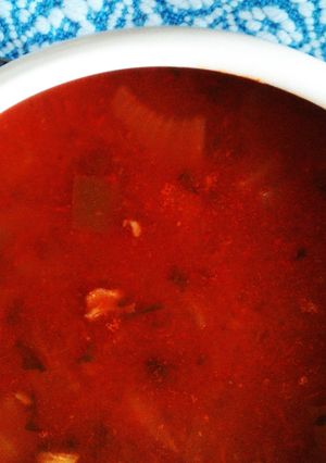 A picture of Mexican Chicken Soup.