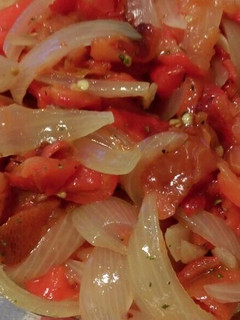 Una foto de Ensalada de pimientos asados