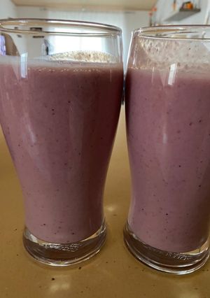 Lila power smoothie recept fotója