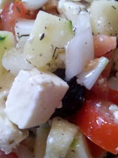 Una foto de Ensalada griega