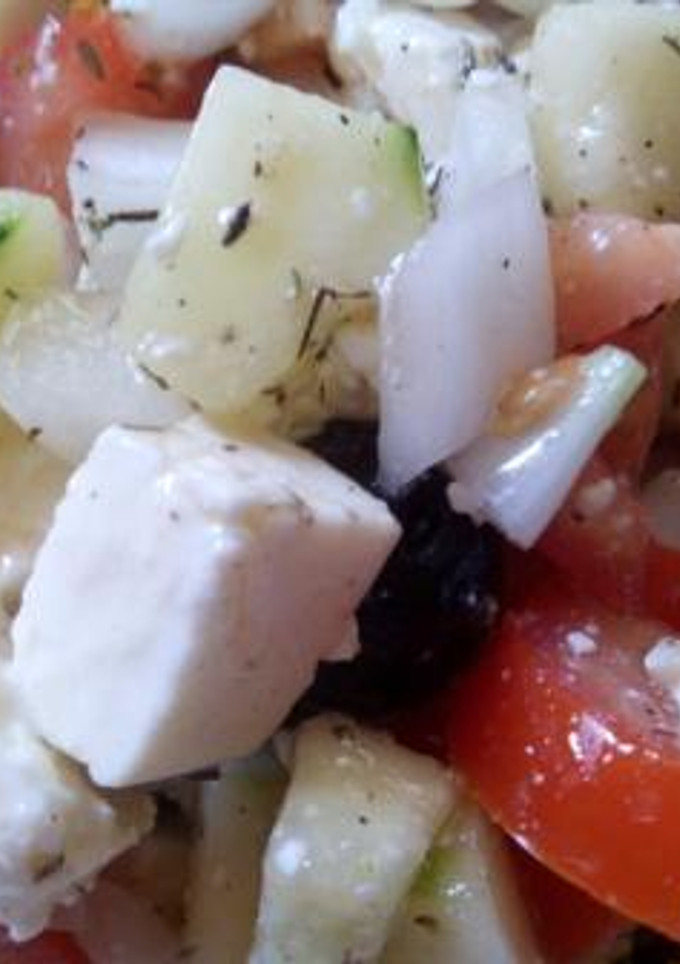 Una foto de Ensalada griega