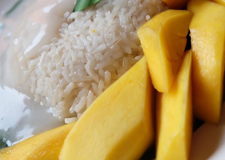 Cara Gampang Menyiapkan Pulut Mango Thai, Sempurna