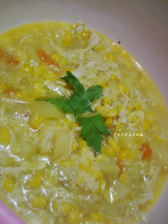 Foto resep Sup Jagung Ayam Telur