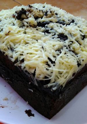 Foto resep brownis oreo kukus 