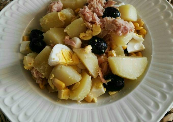 Ensalada De Patata Atún Y Huevo Receta De Hoy Cocina Lisson Pilar