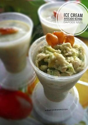Foto resep Es Cream Avocado Kurma