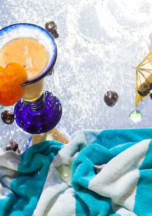 Una foto de Daiquiri de melocotón