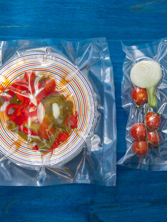 Una foto de Ensalada de pimientos asados