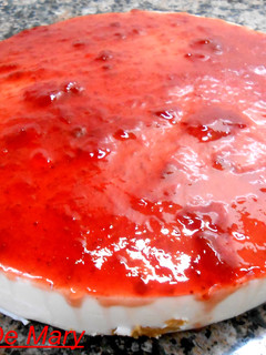 Una foto de Tarta de queso sin horno