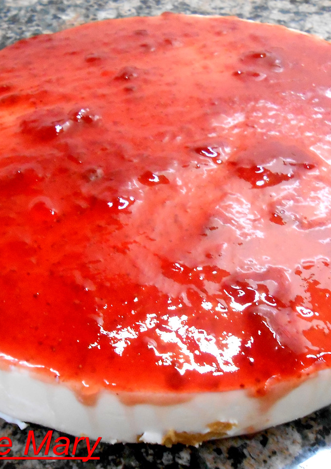 Una foto de Tarta de queso sin horno