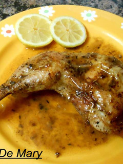 Una foto de Pollo al horno