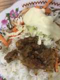 Barbeque slice beef ala yoshinoya