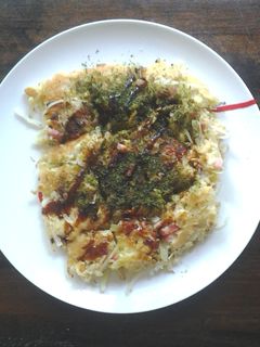 Une photo de Okonomiyaki (Pizza japonaise)
