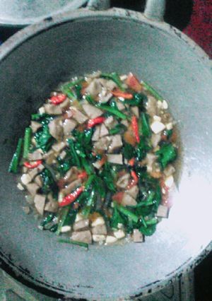 Foto resep Tumis sawi tiram