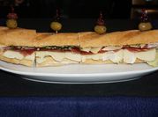 A picture of baguette sandwich