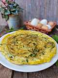 Frittata with Silene (Stridoli)