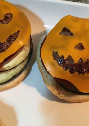 Una foto de Hamburguesa de Halloween