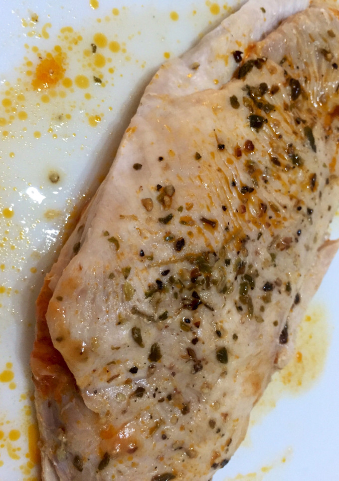 Una foto de Pechuga de pavo al papillote