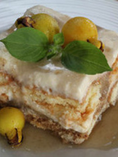 Una foto de Tiramisú de arazá