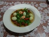 Tumid buncis puyuh tempe kriuk