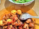 Puyuh sosis saus tiram