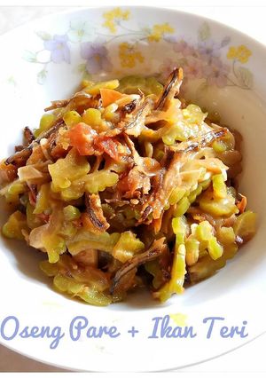 Foto resep Oseng Pare + Ikan Teri