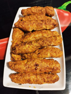 Házi"kolbász"Air fryerben sütve gluténmentesen recept fotója