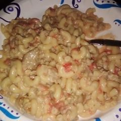 A picture of Creamy Caesar noodles.