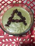 Manjar de leche de amaranto y matcha