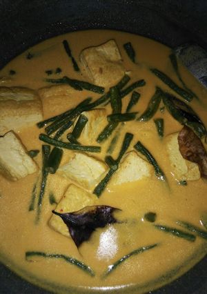 Foto resep gulai tahu + kacang panjang