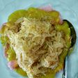 bihun goreng kuah sate padang kerupuk👌