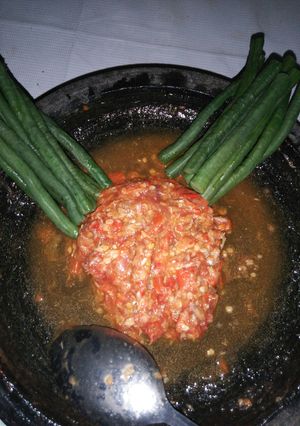 Foto resep cabe pirik ( cabe giling ikan asin )