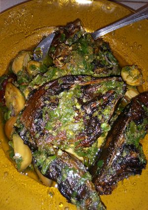 Foto resep ikan salai + jengkol cabe ijo