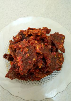 Foto resep dendeng balado kriuk2