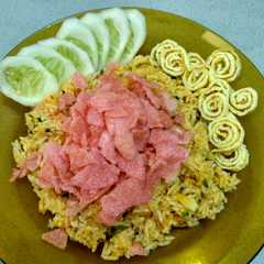 รูปของ nasi goreng manjaaa😁👌