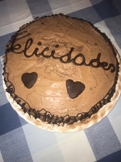 Una foto de Tarta de chocolate sin gluten