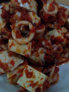 Foto resep Balado Cumi Putih Telur