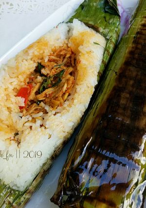 Foto resep Nasi Bakar Ayam Suwir Kemangi
