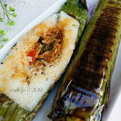 Resep Nasi Bakar Ayam Suwir Kemangi Oleh Ninik Fn Dapur Kin S Cookpad