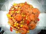 Udang Sotong tumis suka suka