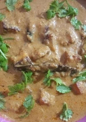 A picture of Paneer butter masala.