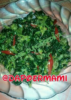 Foto resep Tumis bunga pepaya