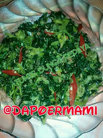 Langkah Gampang Membuat Resep Tumis bunga pepaya yang Sempurna Anti Ribet, Mantap