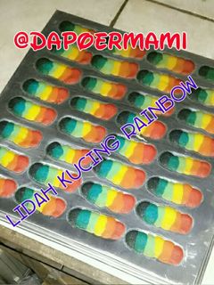 Foto resep Lidah Kucing Rainbow