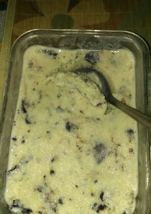 Foto resep Ice cream vanilla oreo