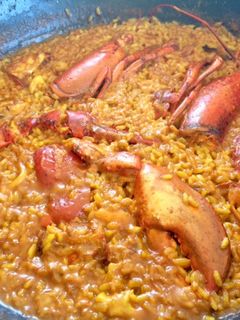 Una foto de Arroz con bogavante