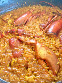 Una foto de Arroz con bogavante