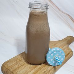 A picture of Rum infused Cold Cocoa.